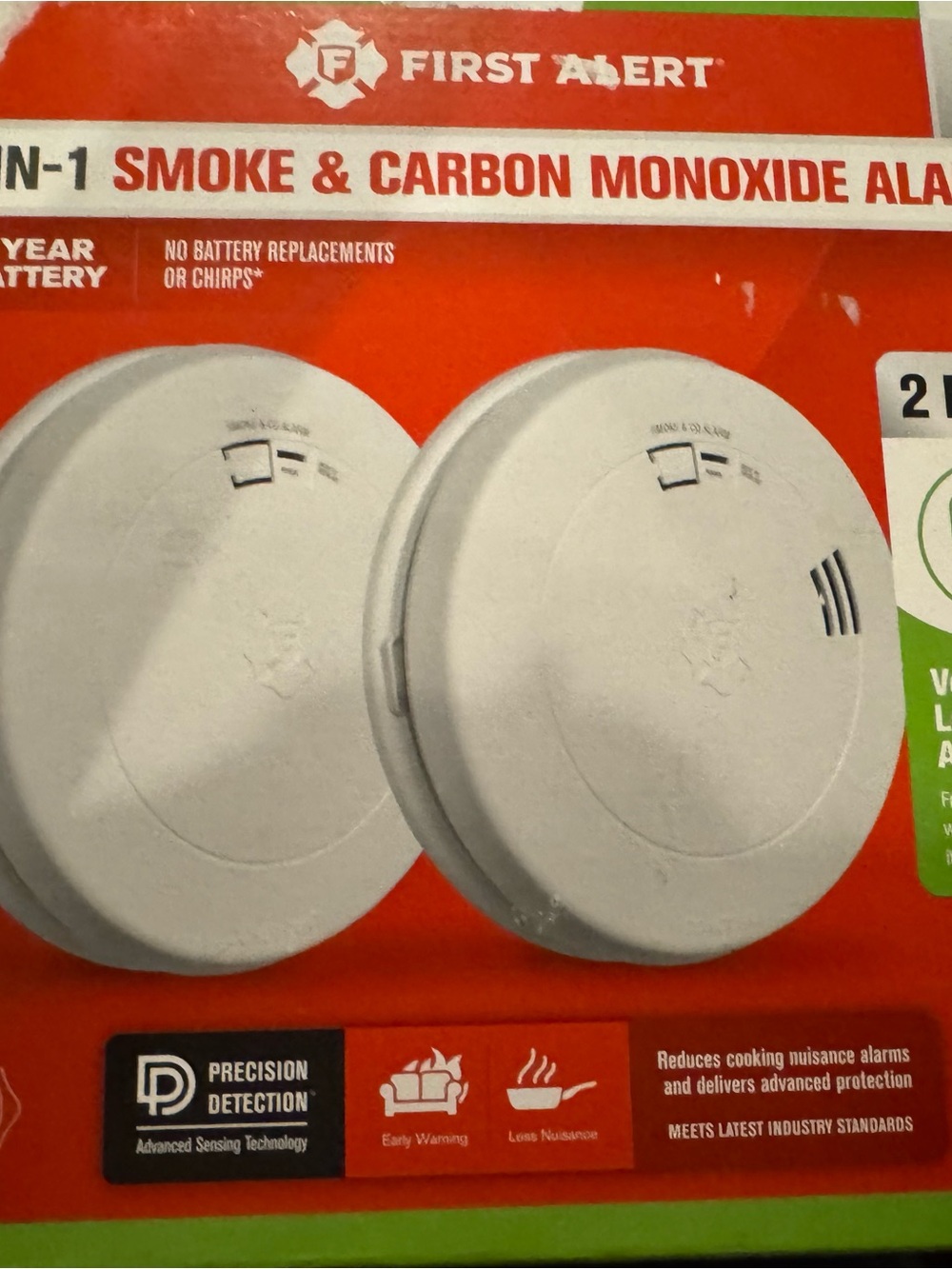 First Alert Smoke & Carbon Monoxide Alarm Duo - White